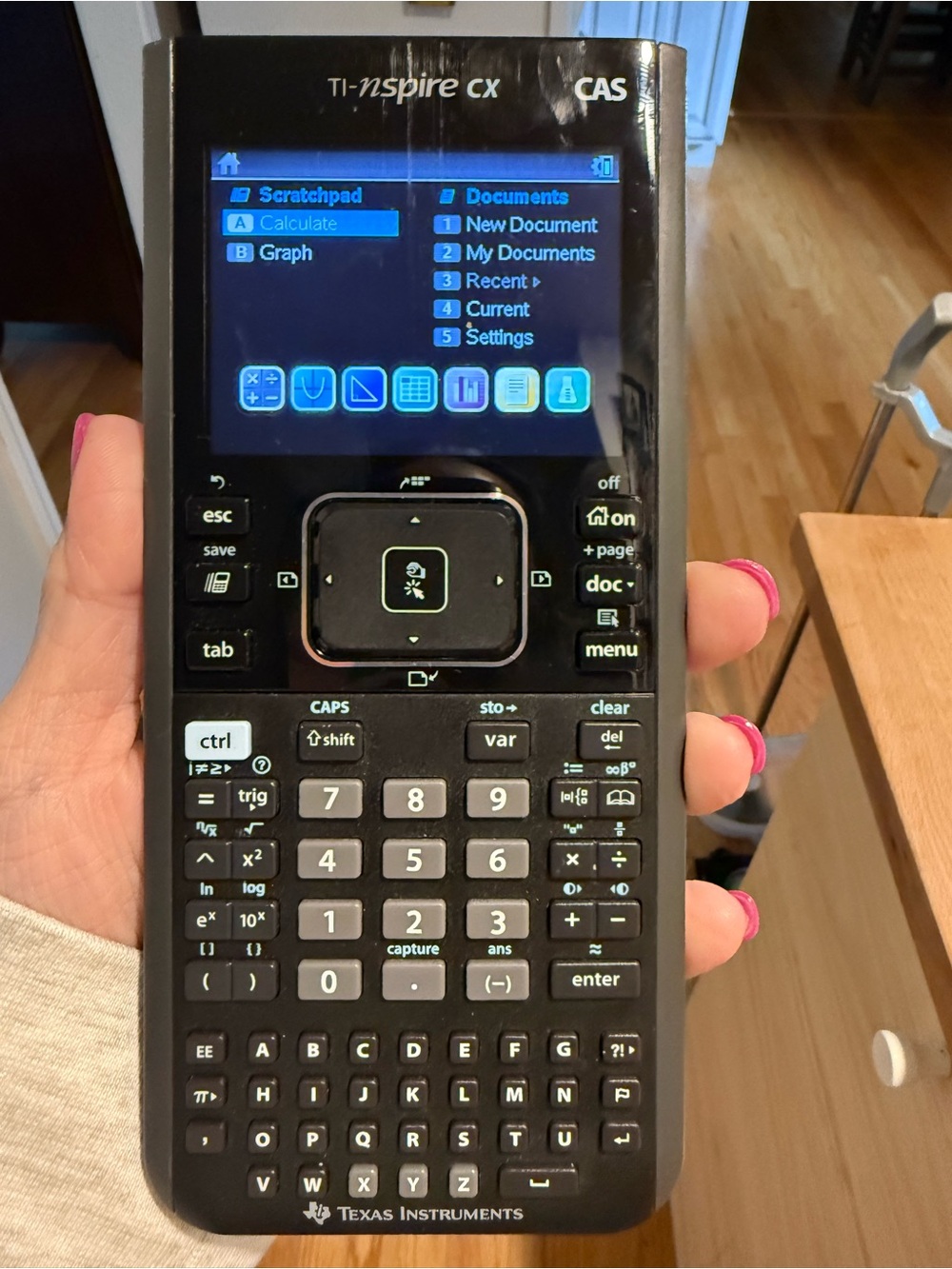 TI-Nspire CX CAS Graphing Calculator - Black
